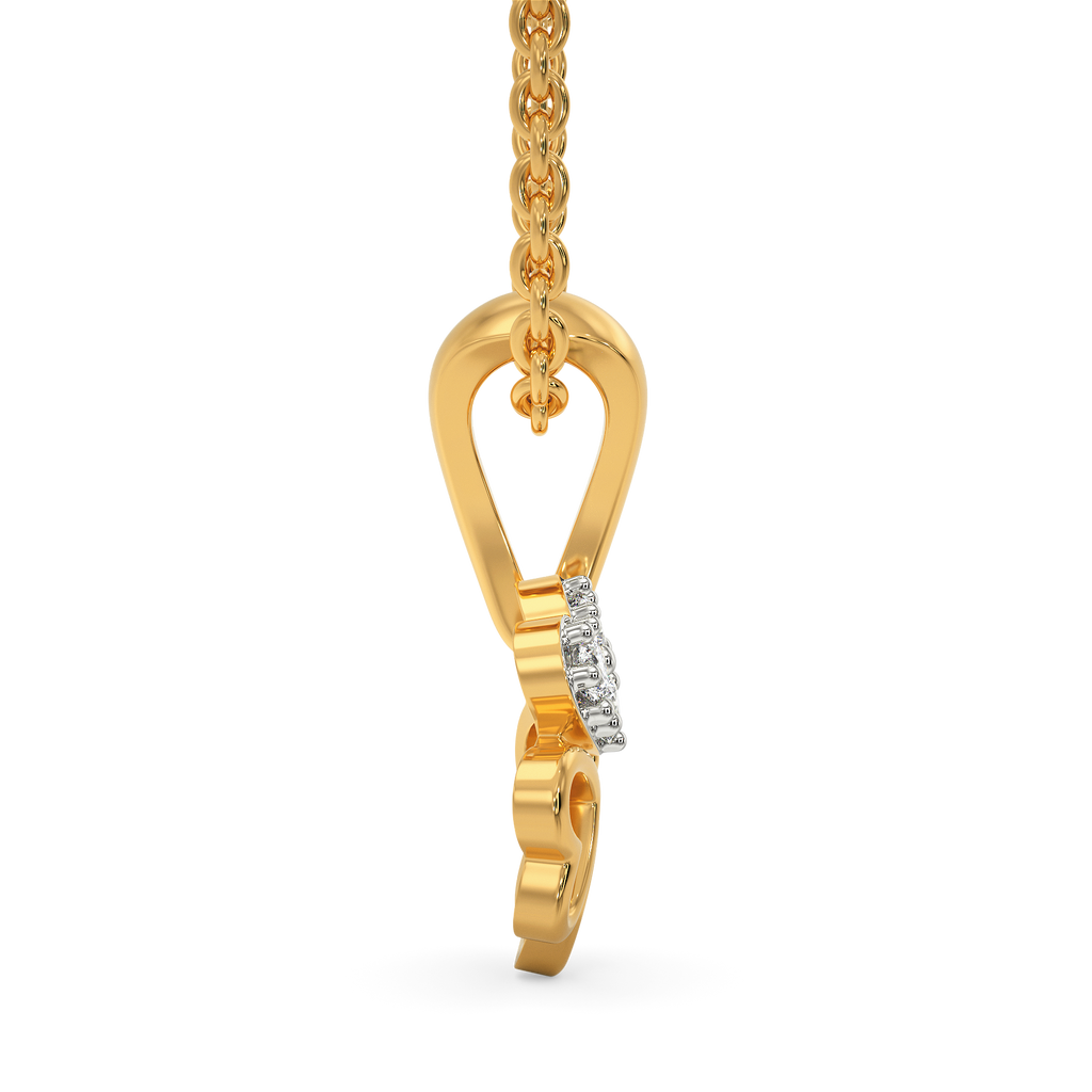 Quard Heartz Diamond Pendants