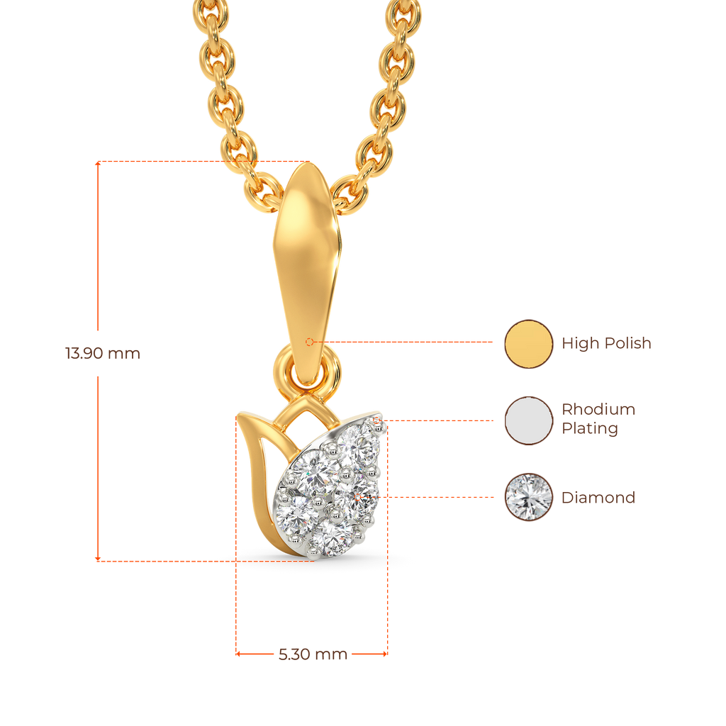 Petals Of Wonder Diamond Pendants