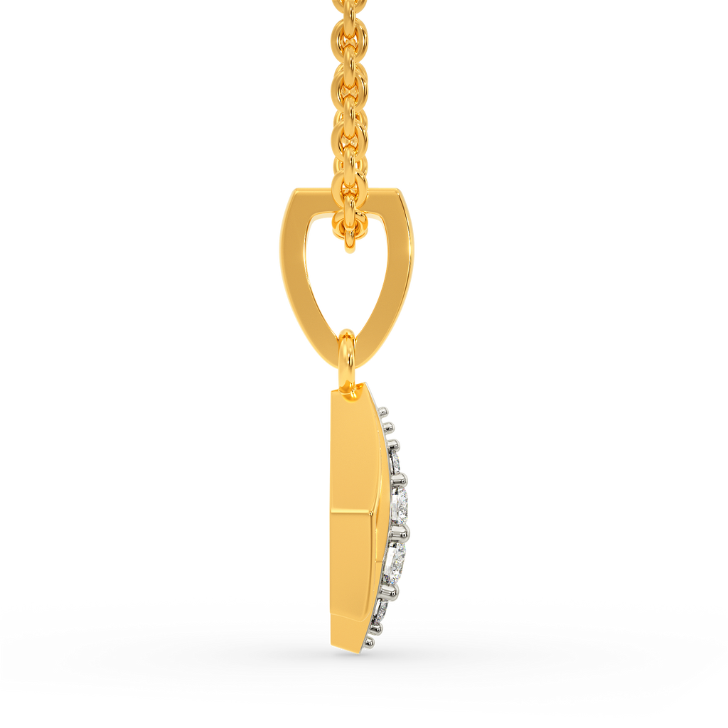 Tri Zone Diamond Pendants