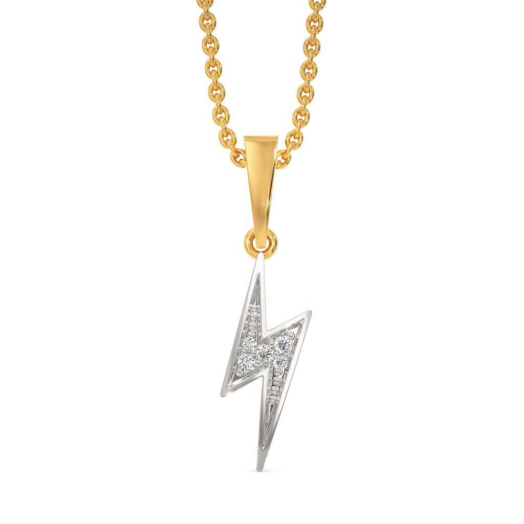 Bolt It Diamond Pendants