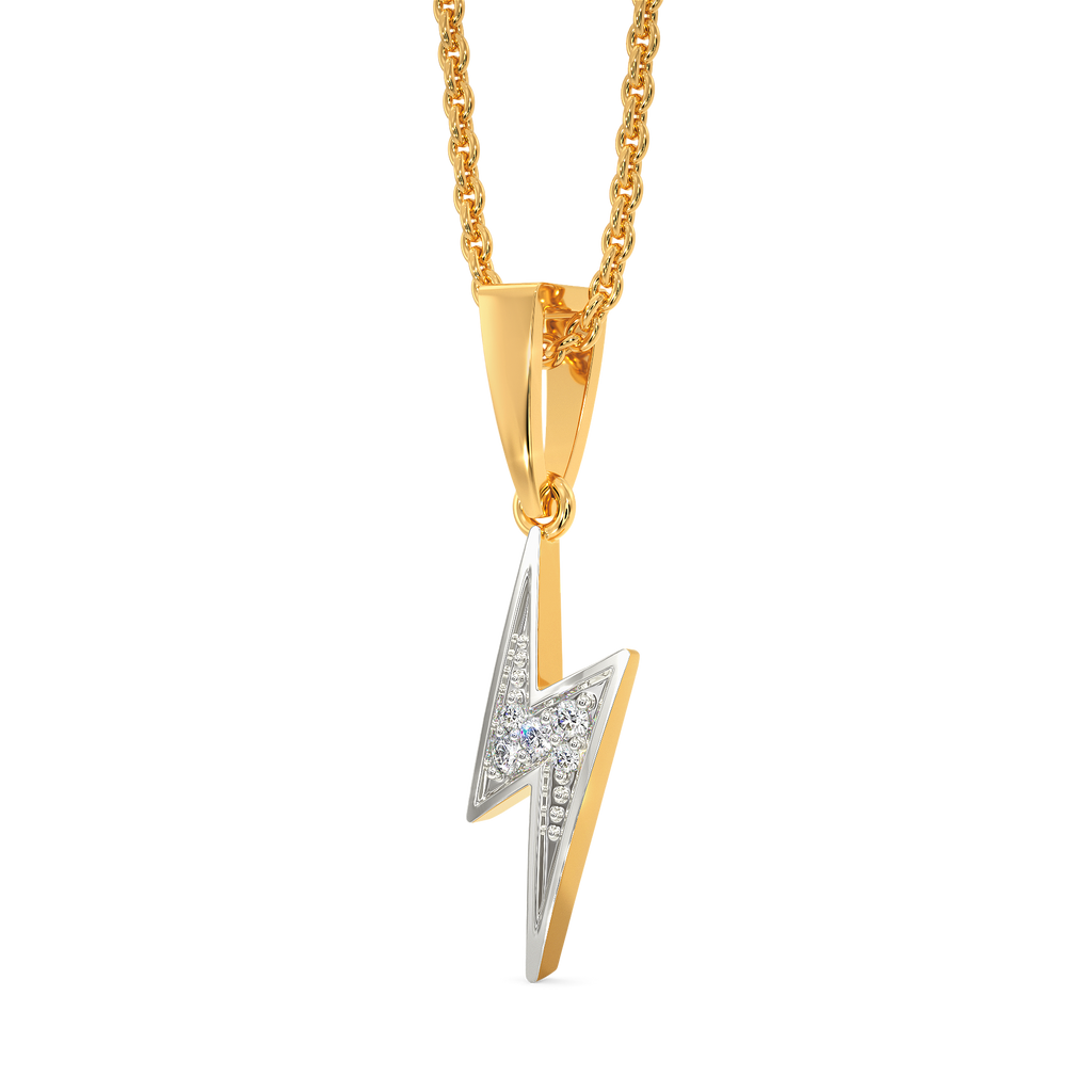 Bolt It Diamond Pendants