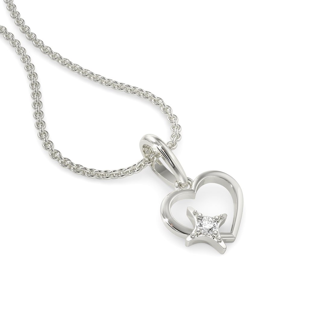 Famous Like A Star Diamond Pendants