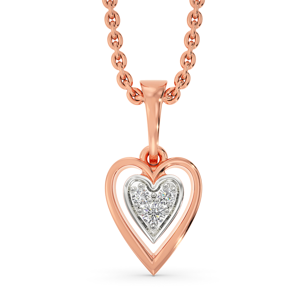 Heart-O-Beat Diamond Pendants