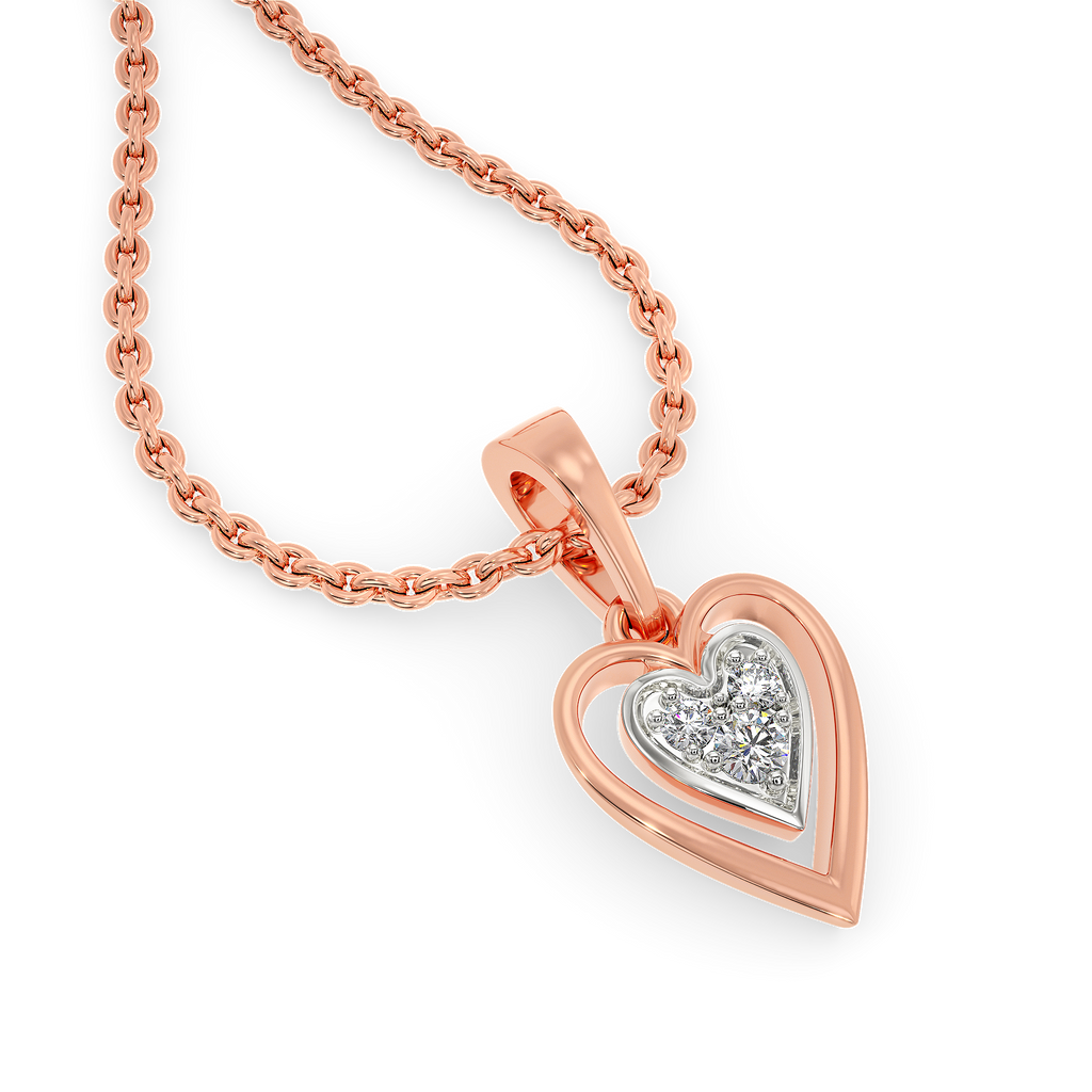 Heart-O-Beat Diamond Pendants