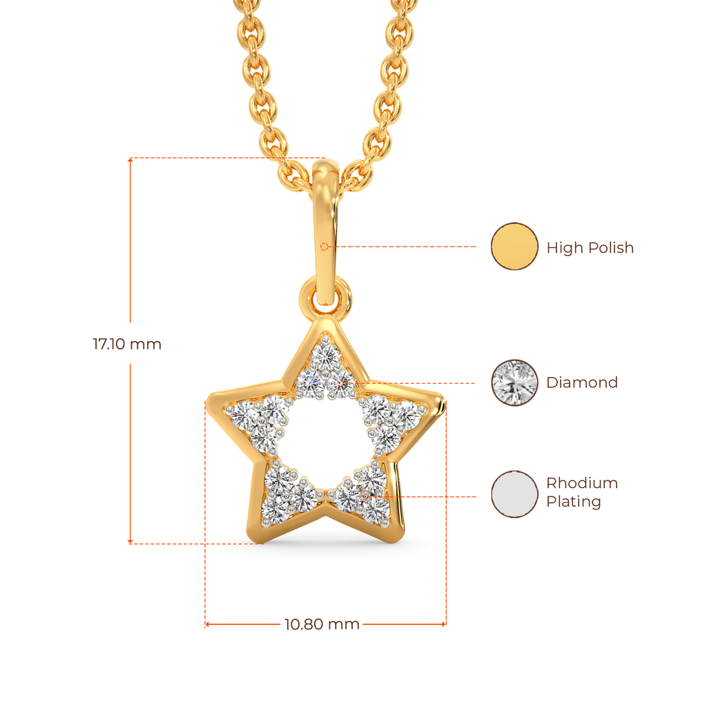 In A Vertical World Diamond Pendants