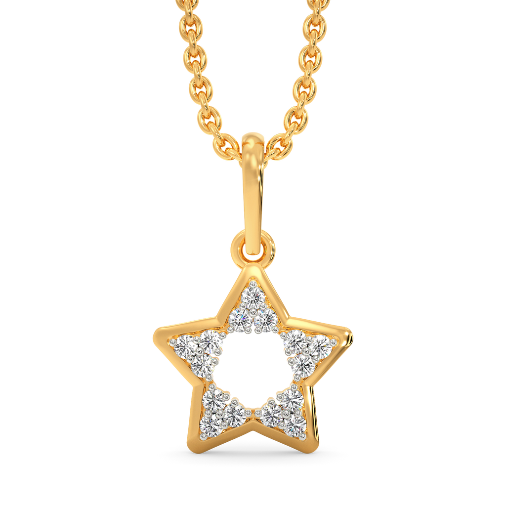 In A Vertical World Diamond Pendants