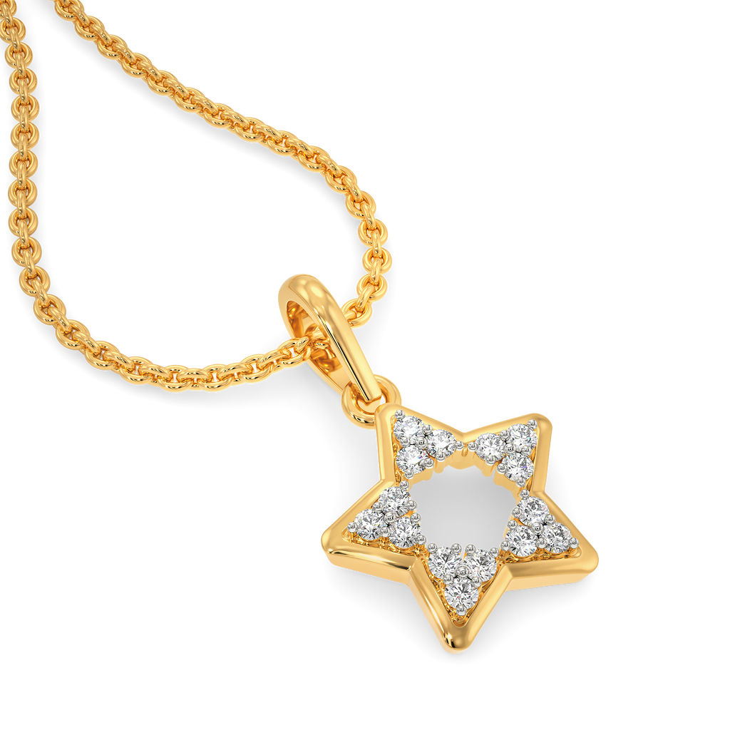 In A Vertical World Diamond Pendants