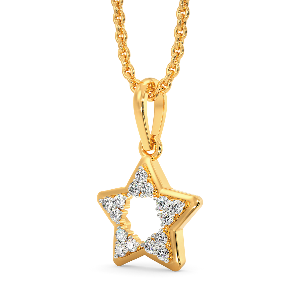In A Vertical World Diamond Pendants