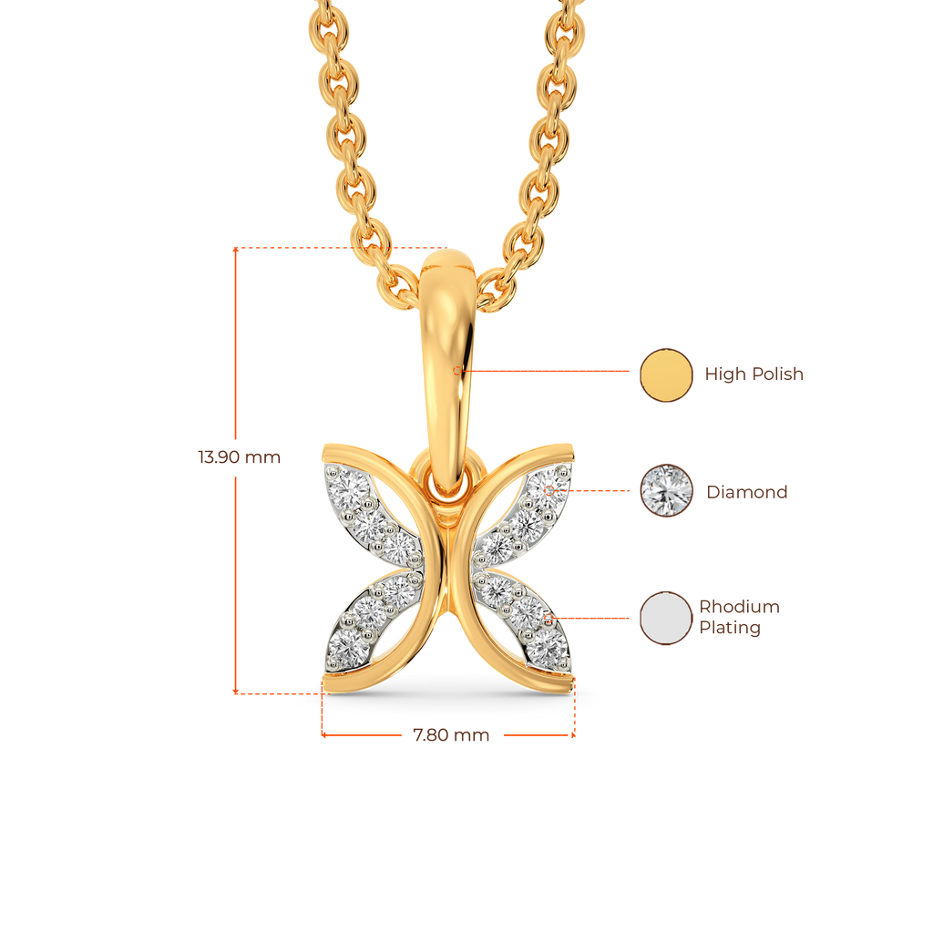 Fly Away To Glory Diamond Pendants