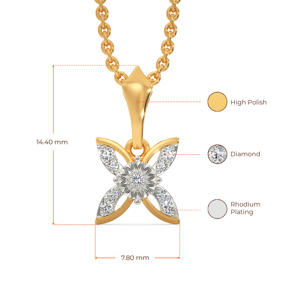 Four's Glory Diamond Pendants