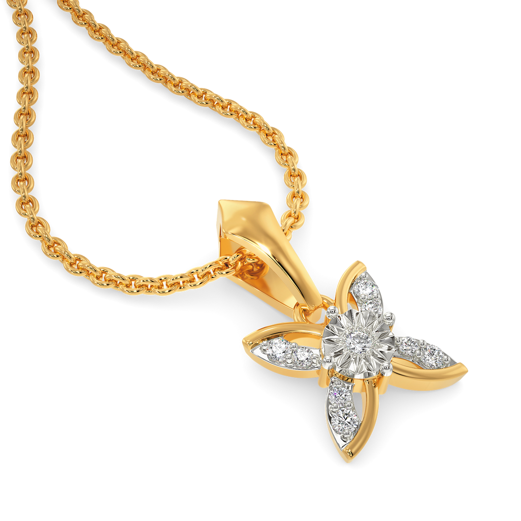 Four's Glory Diamond Pendants