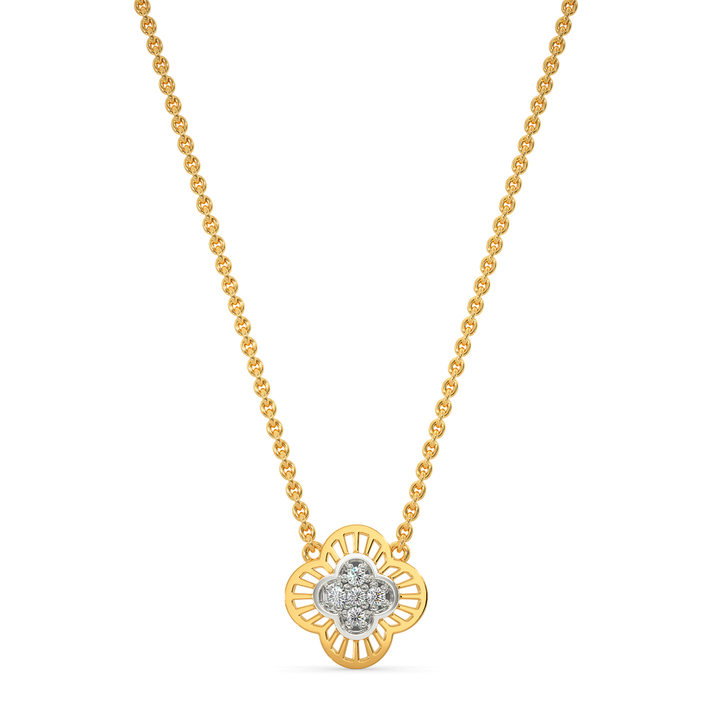 Artsy Diamond Necklaces