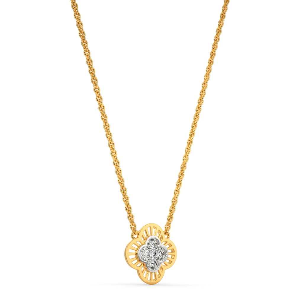 Artsy Diamond Necklaces