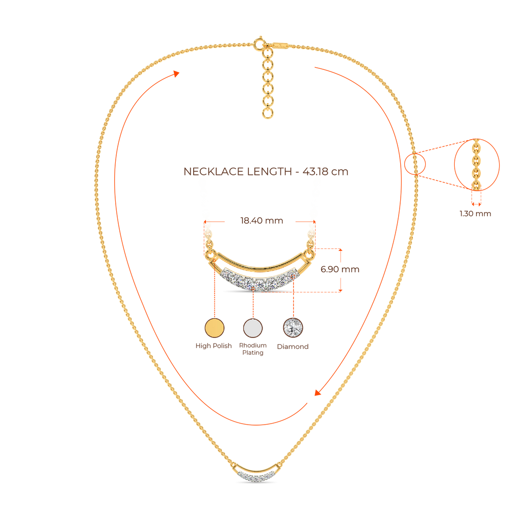 Mellowness Diamond Necklaces