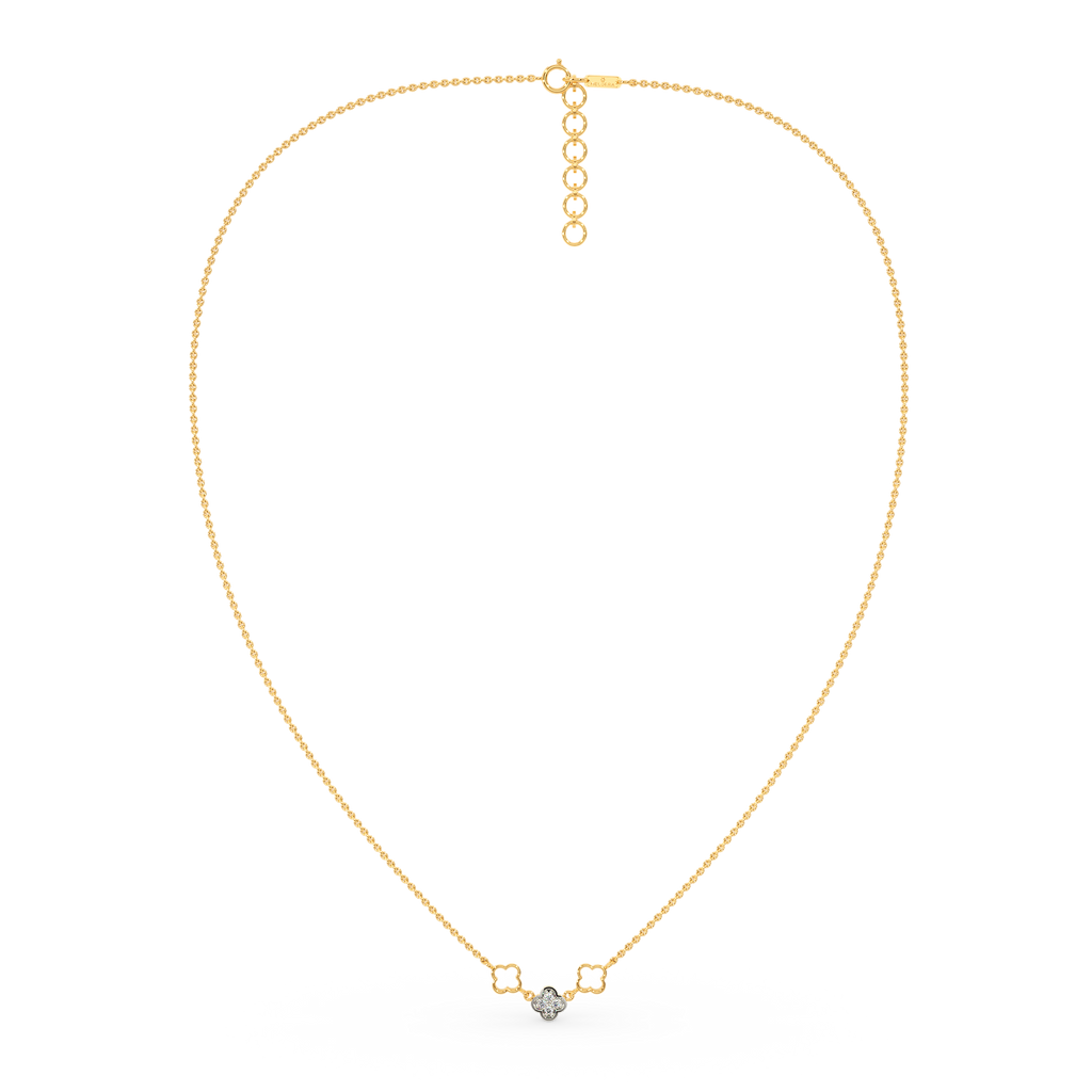 Three More Florals Diamond Necklaces