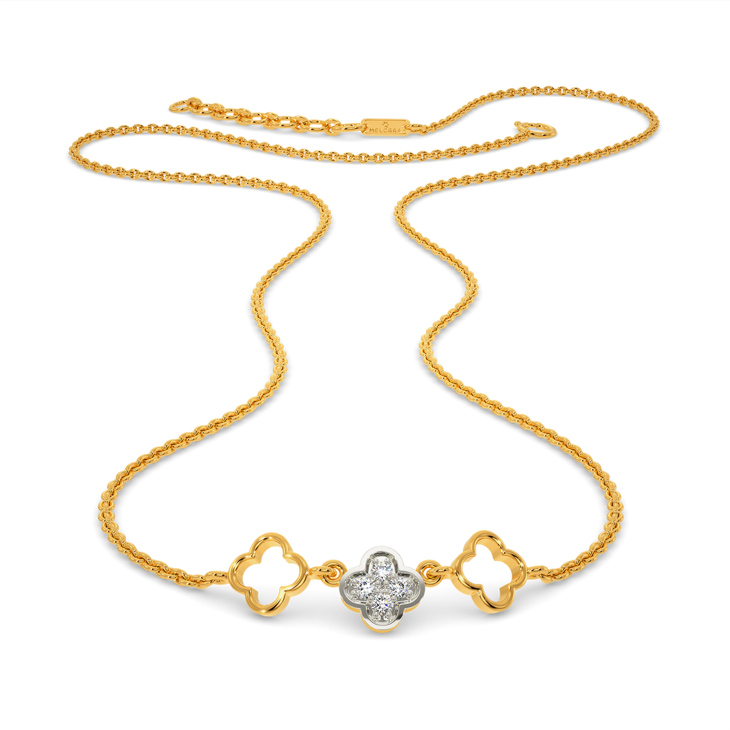 Three More Florals Diamond Necklaces