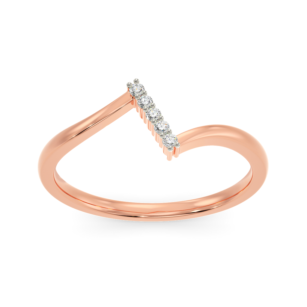 Rose Apart Diamond Rings