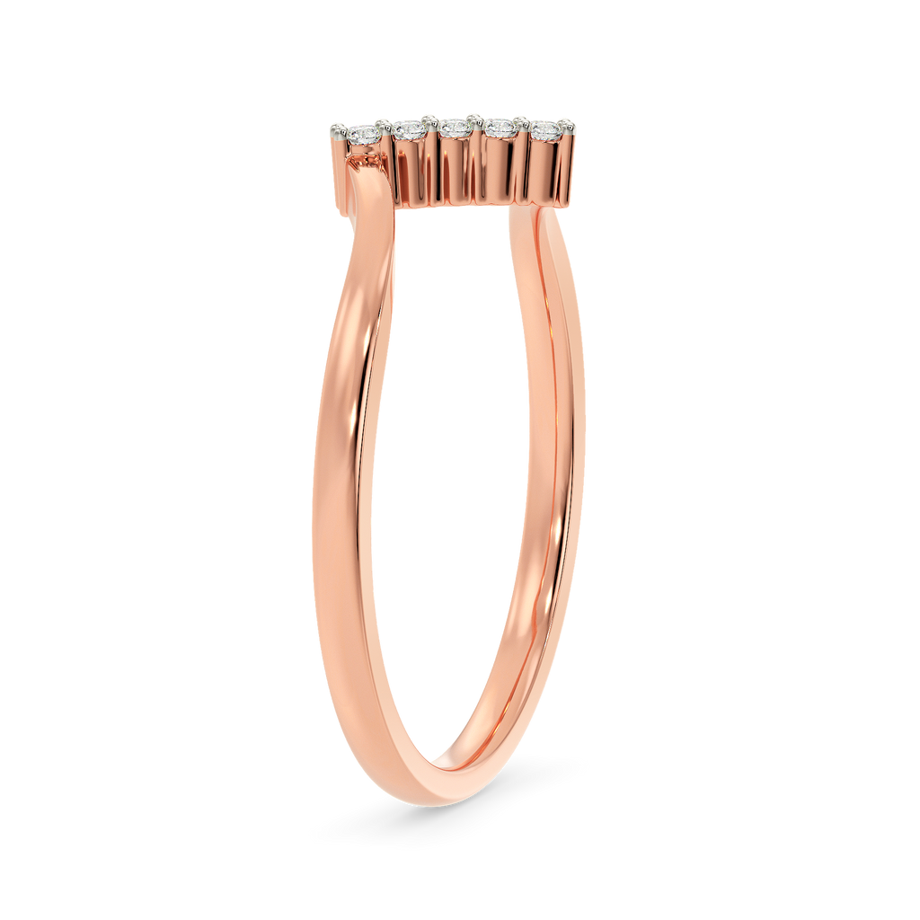 Rose Apart Diamond Rings