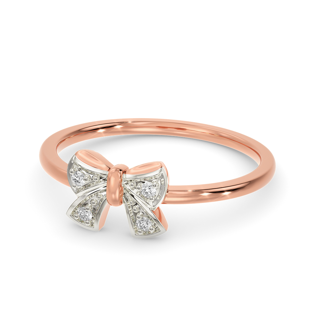 Bow Sass Diamond Rings
