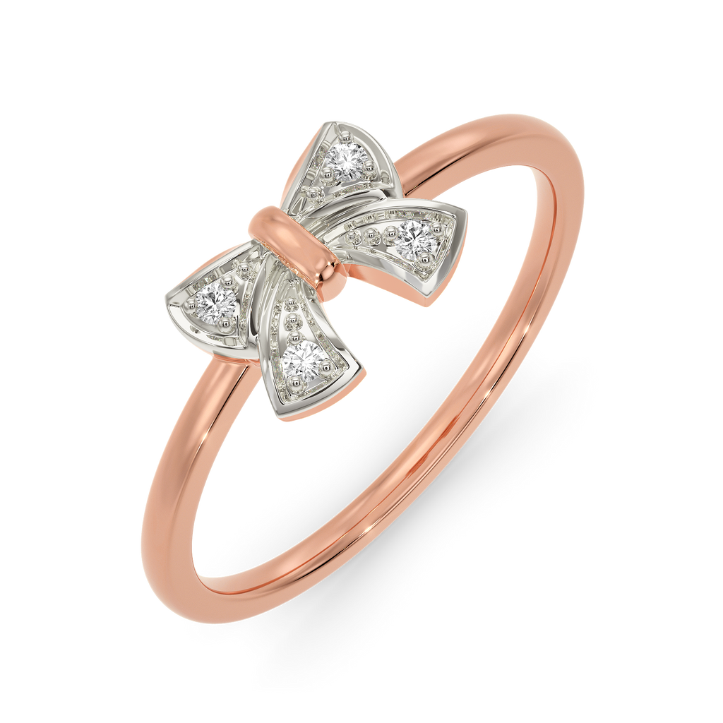 Bow Sass Diamond Rings