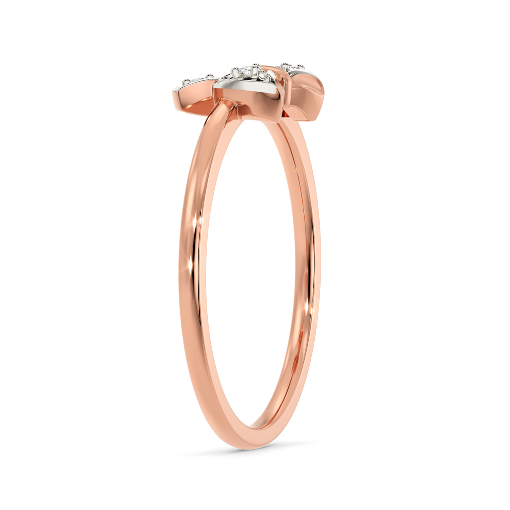 Bow Sass Diamond Rings