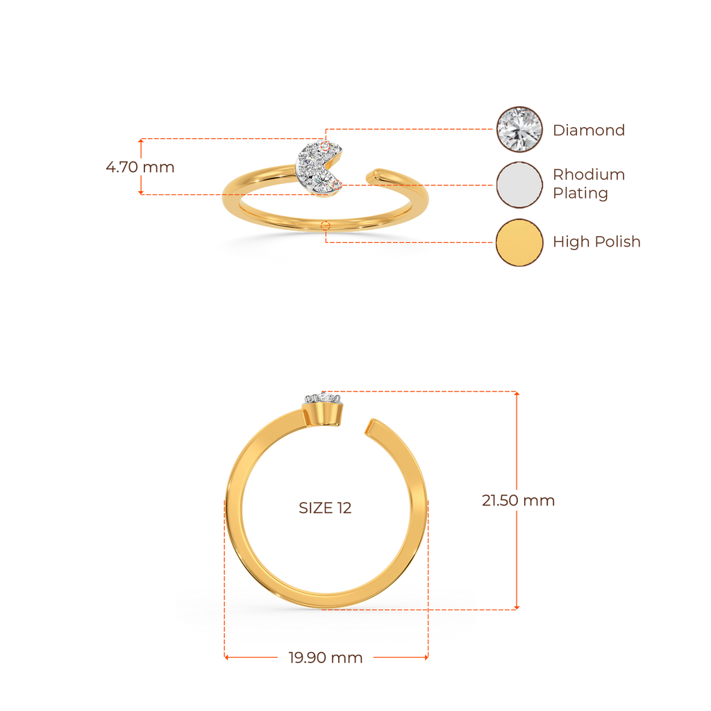Circle About Diamond Rings