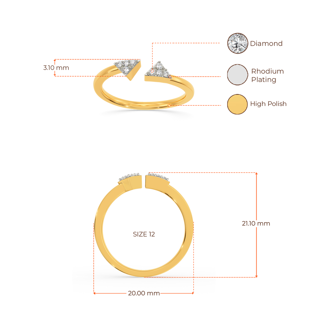 Trianjay Diamond Rings