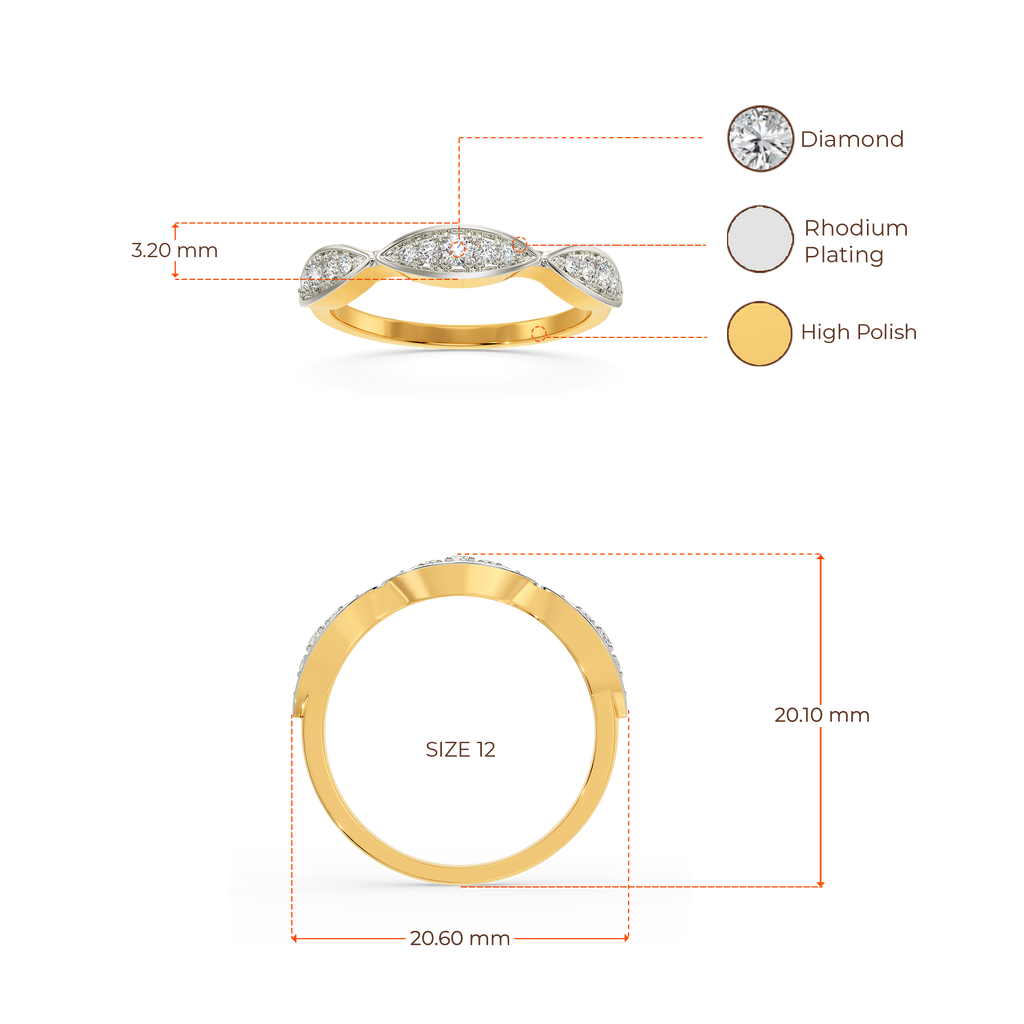 Three Tiered Diamond Rings