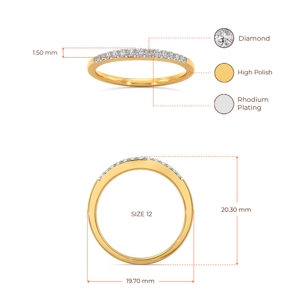 Rhod Rendevous Diamond Rings