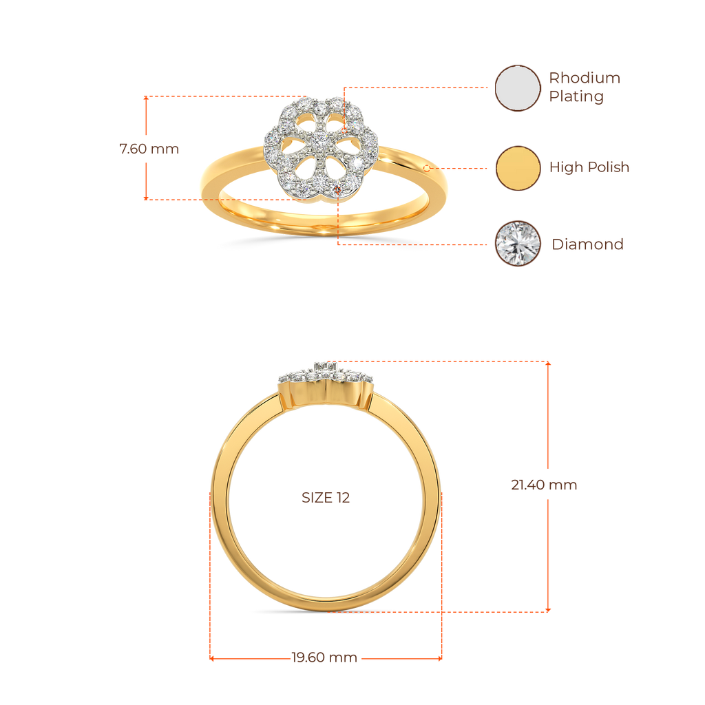 Dot Sync Diamond Rings