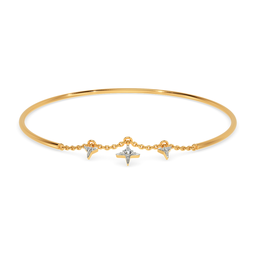 Star Lady Diamond Bangles