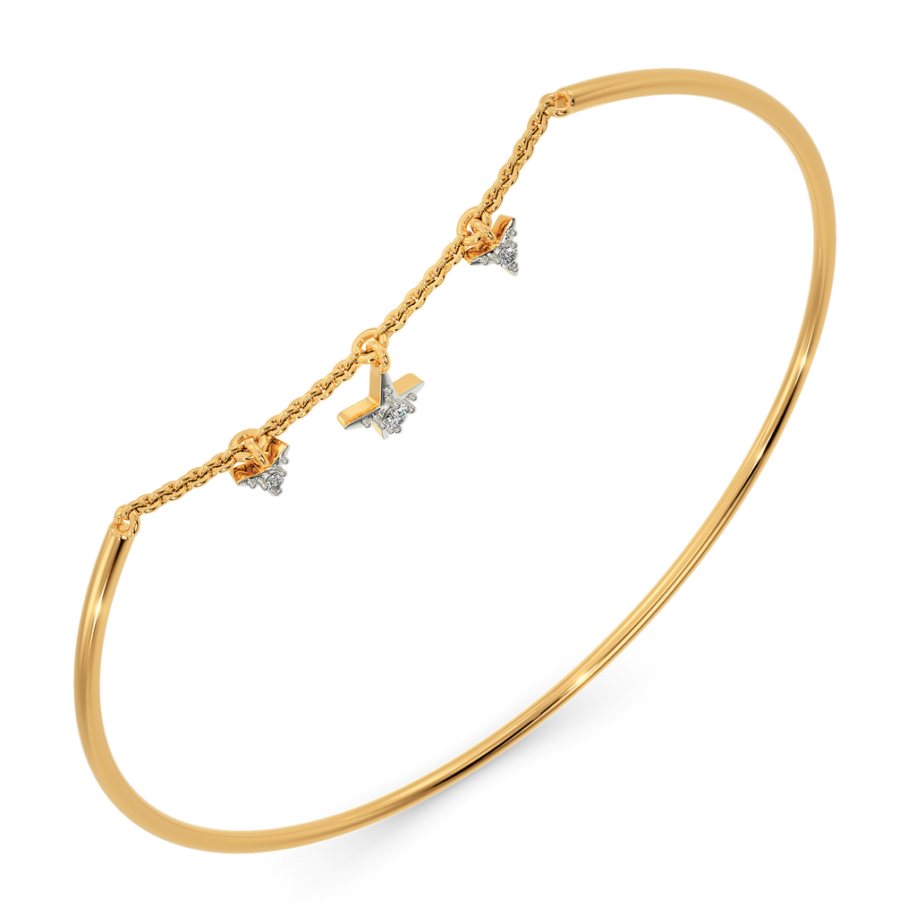 Star Lady Diamond Bangles