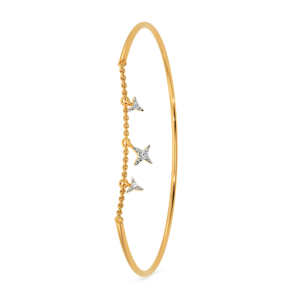 Star Lady Diamond Bangles