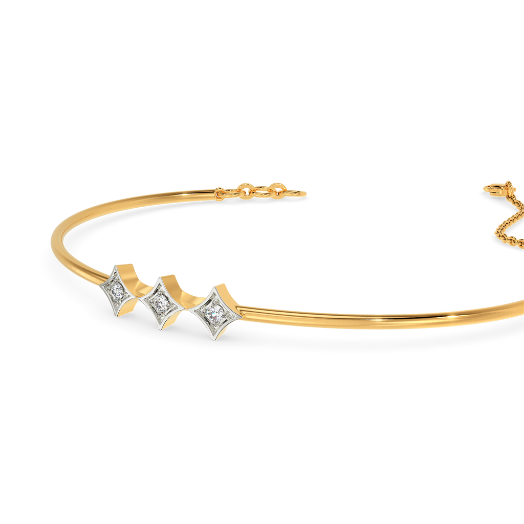 Ova Diamond Bangles