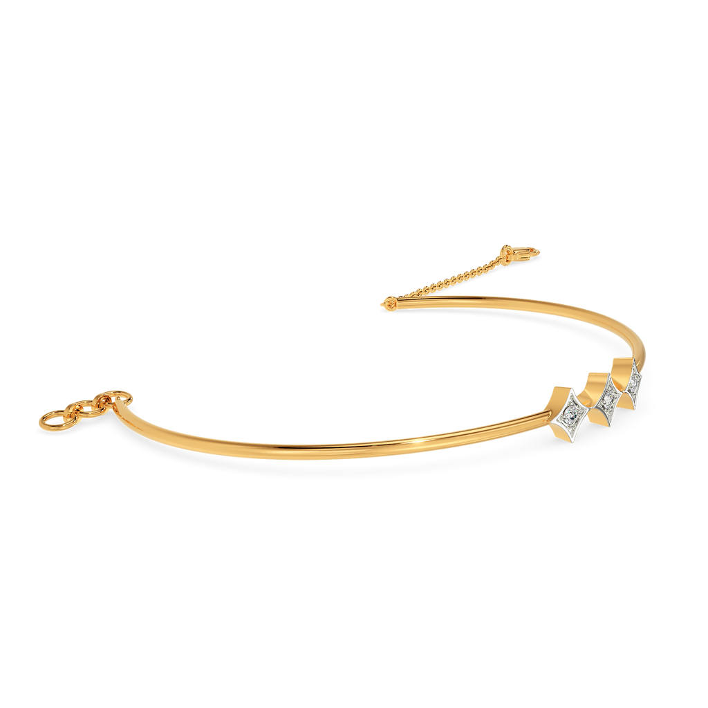 Ova Diamond Bangles