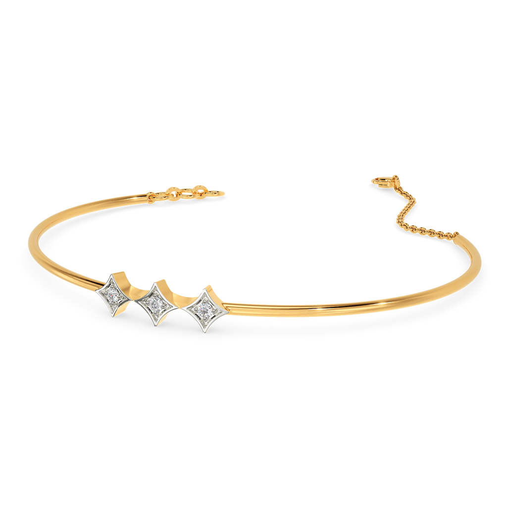 Ova Diamond Bangles