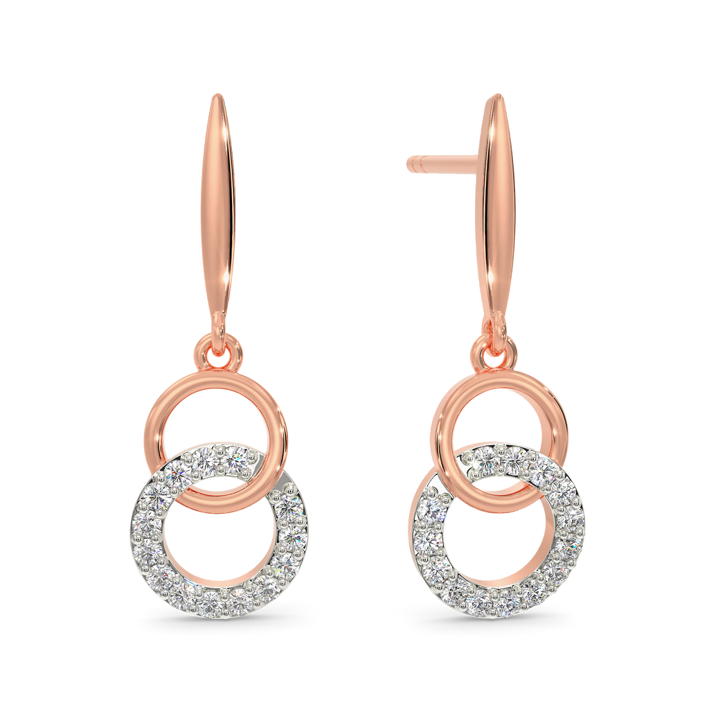 Loop Lock Diamond Earrings