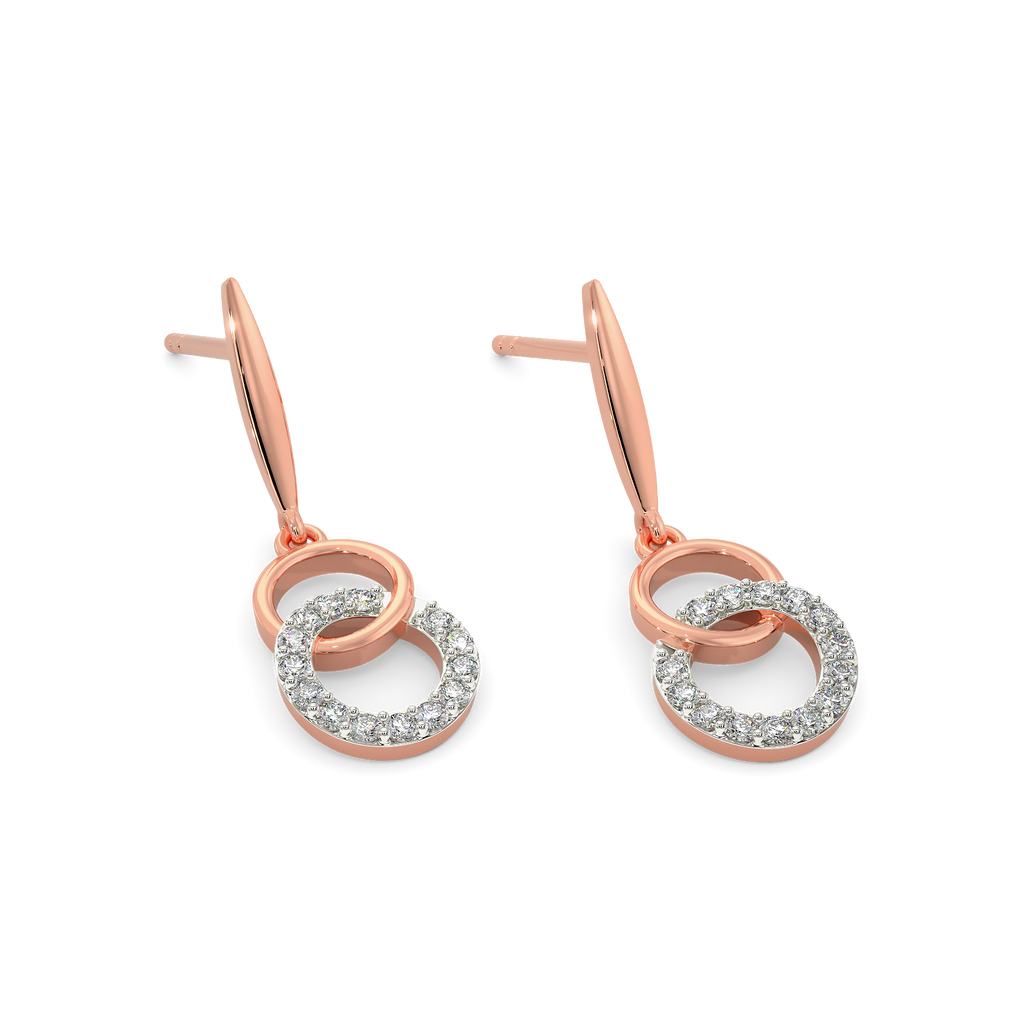 Loop Lock Diamond Earrings