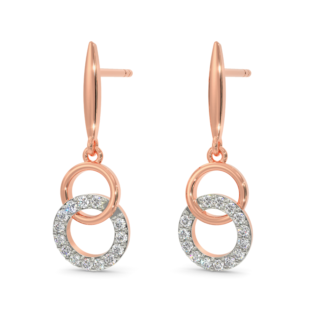 Loop Lock Diamond Earrings