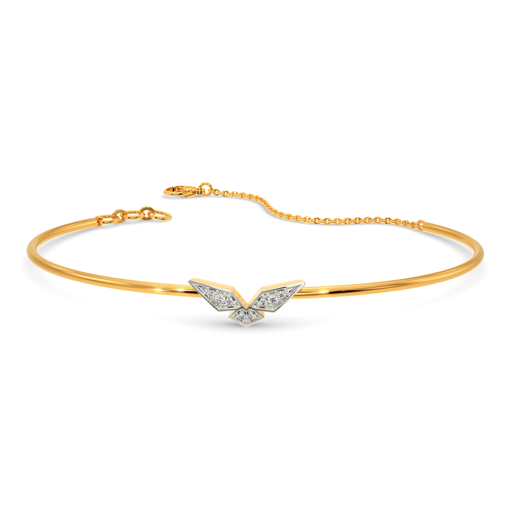 Sleek Serenity Diamond Bangles