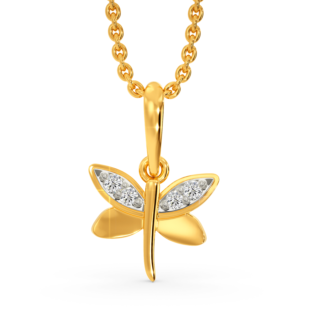Fluttering Beauty Diamond Pendants
