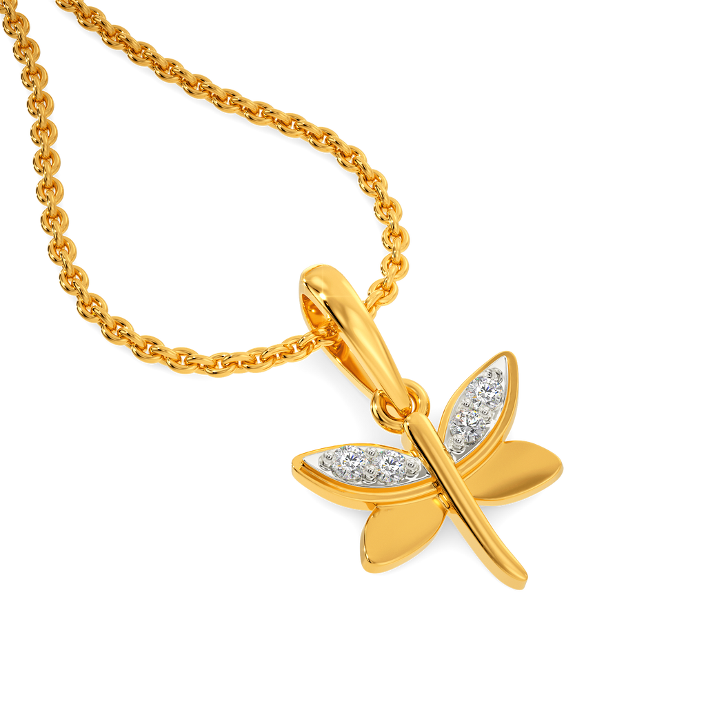 Fluttering Beauty Diamond Pendants