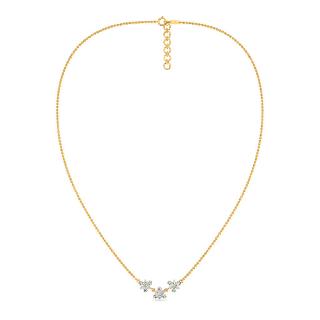 Whispering Petals Diamond Necklaces