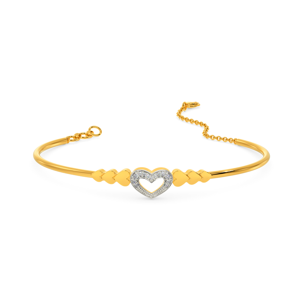 Lovey-Dovey Diamond Bangles