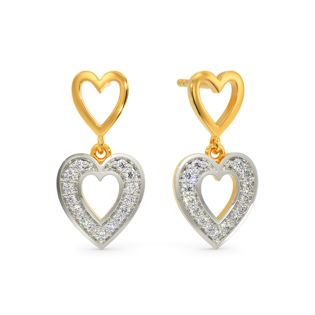 My Heart's Desire Diamond Earrings