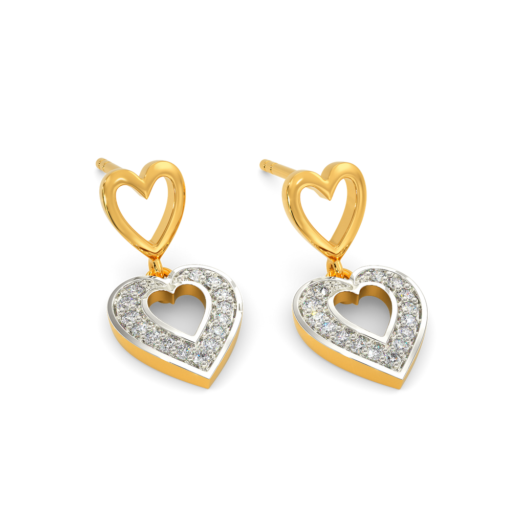 My Heart's Desire Diamond Earrings