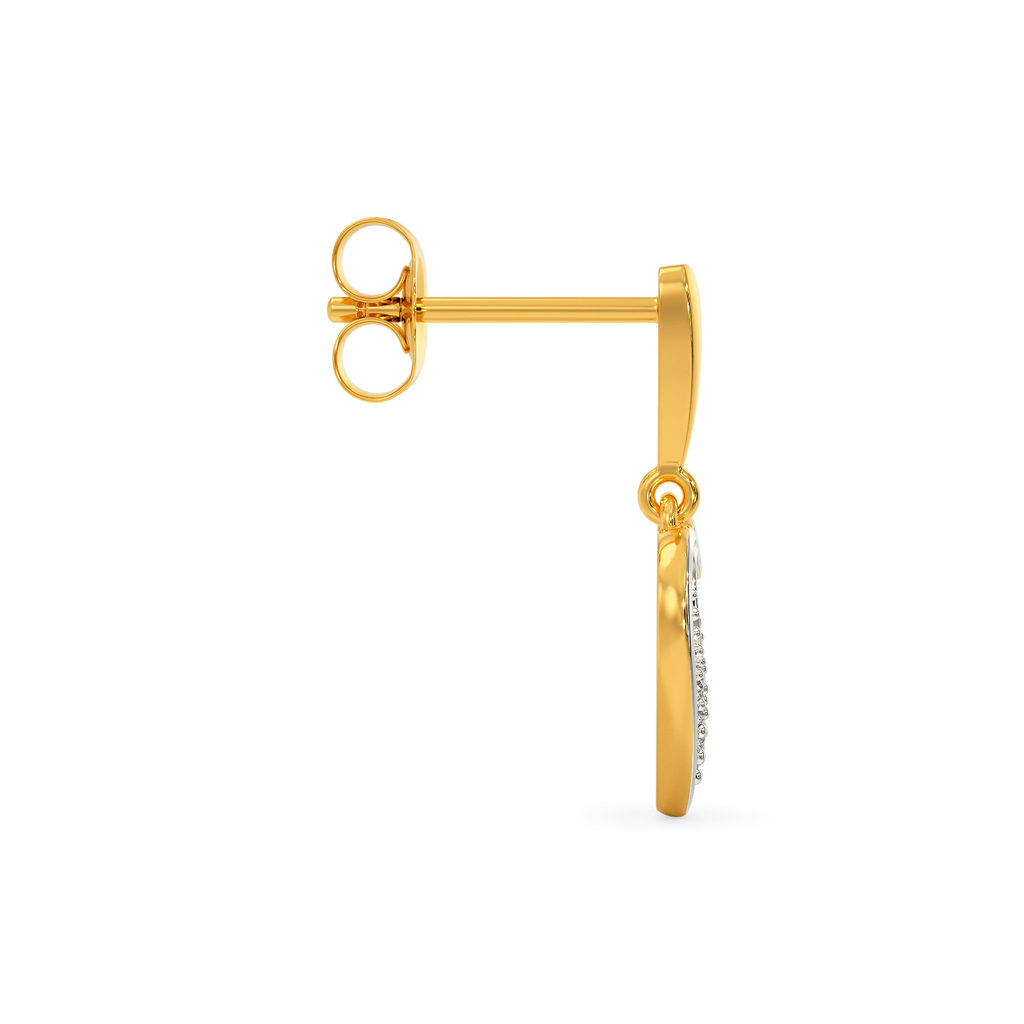 Groove In Love Diamond Earrings