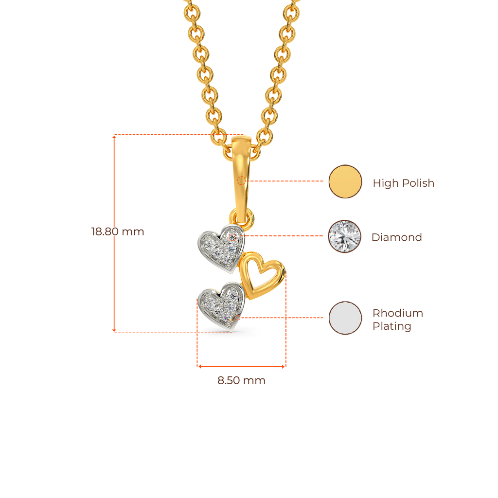 Speak Love Diamond Pendants