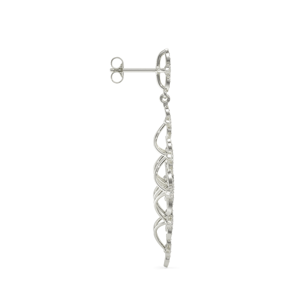 Floral Dreamland Diamond Earrings