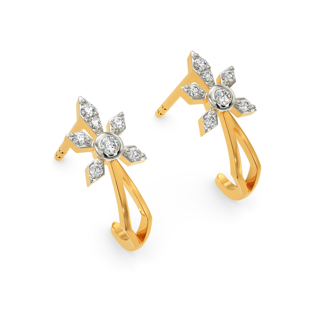 Floral Colada Diamond Earrings